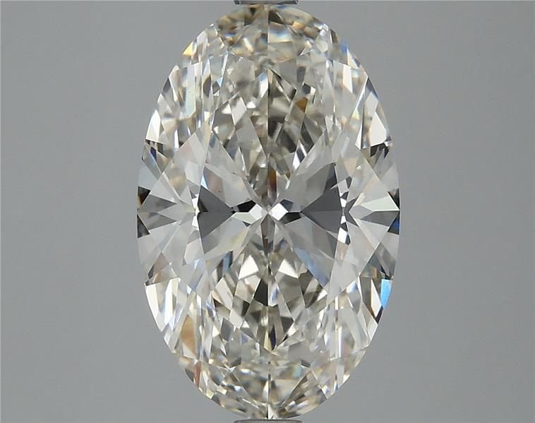 4.02ct I VS2 Rare Carat Ideal Cut Oval Lab Grown Diamond