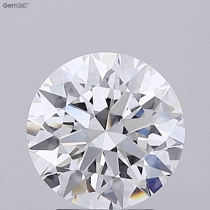 3.01ct F VVS1 Rare Carat Ideal Cut Round Lab Grown Diamond