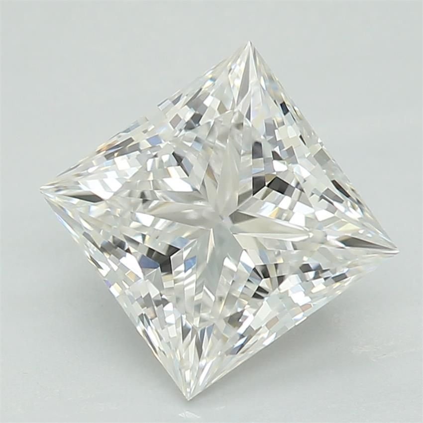 1.25ct E VVS2 Rare Carat Ideal Cut Princess Lab Grown Diamond