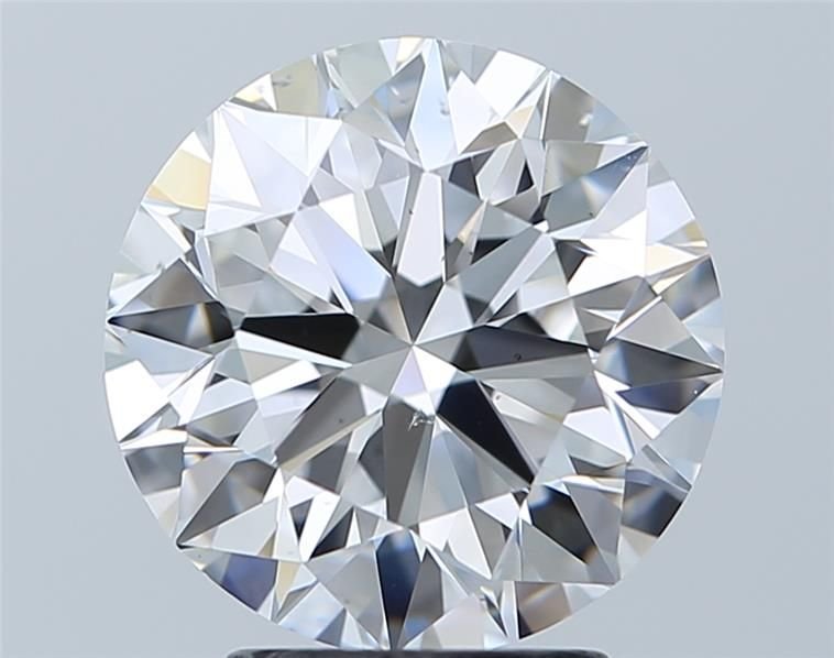 3.45ct D VS2 Rare Carat Ideal Cut Round Diamond