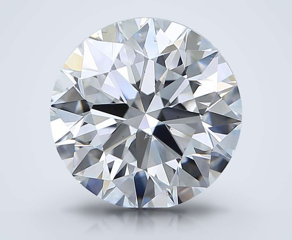 3.45 Carat Round Natural Diamond