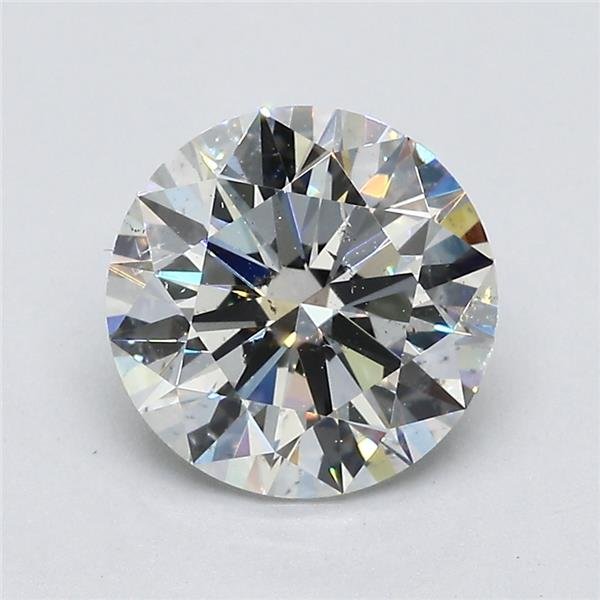 2.03ct E SI2 Rare Carat Ideal Cut Round Diamond