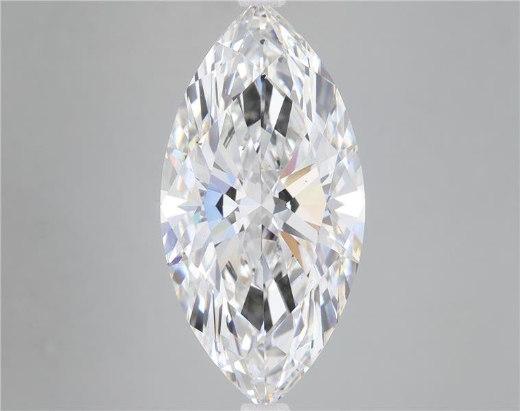 7.26ct F VS2 Rare Carat Ideal Cut Marquise Lab Grown Diamond