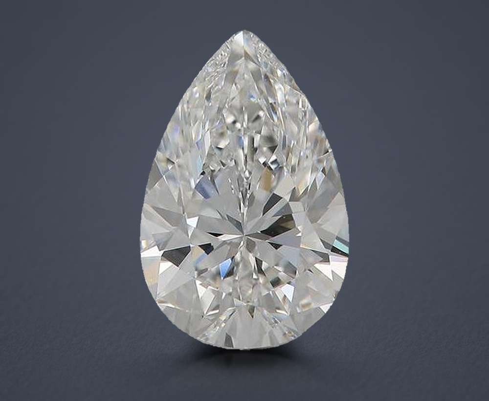 5.01 Carat Pear Natural Diamond