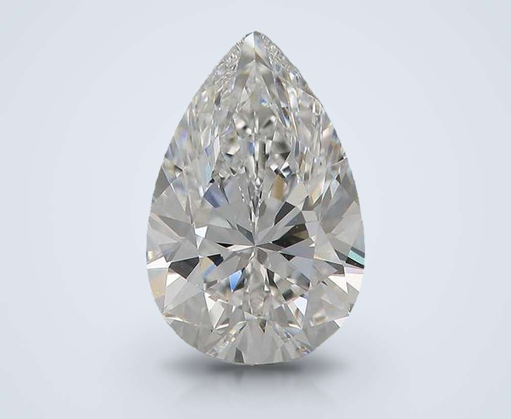 5.01 Carat Pear Natural Diamond