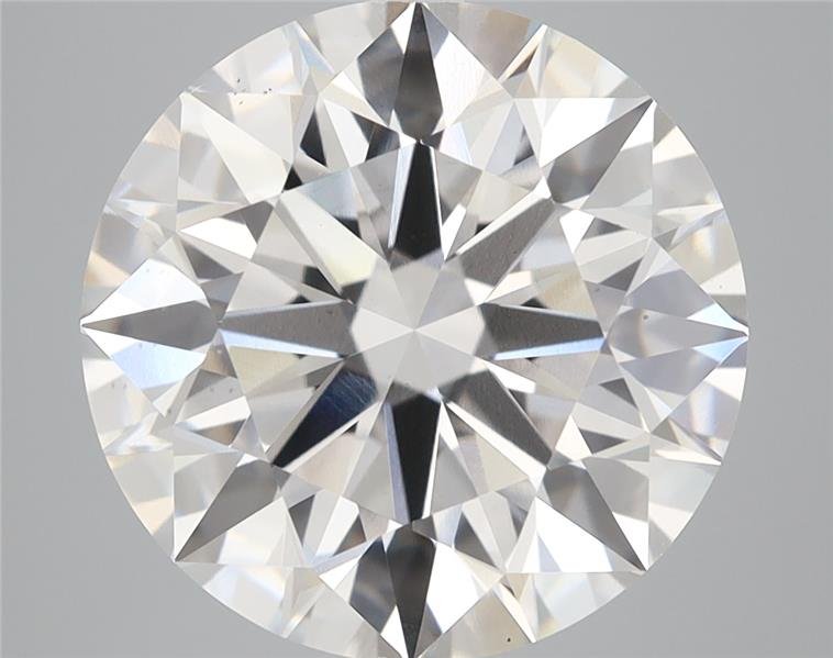 6.76ct F VS2 Rare Carat Ideal Cut Round Lab Grown Diamond