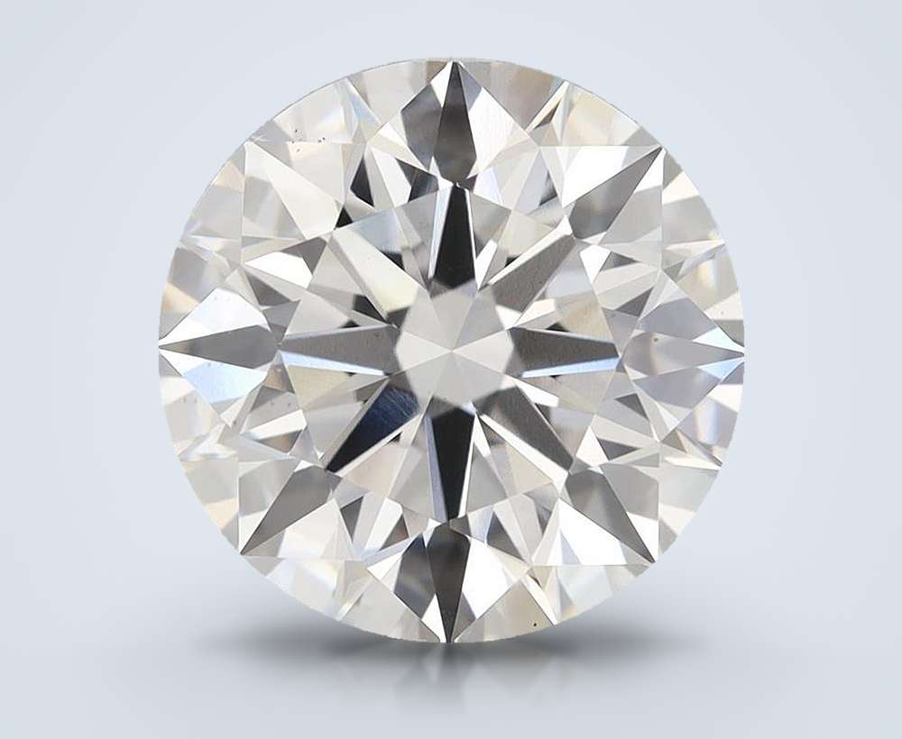 6.76 Carat Round Lab Diamond