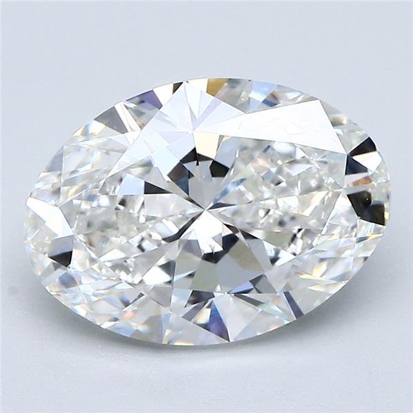 3.01ct F VVS2 Rare Carat Ideal Cut Oval Diamond