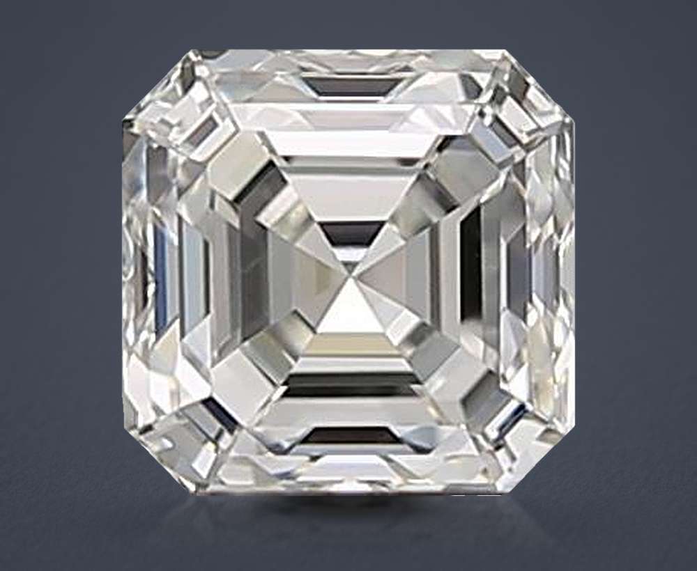 0.57 Carat Asscher Natural Diamond
