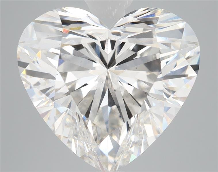 7.87ct G VS2 Rare Carat Ideal Cut Heart Lab Grown Diamond