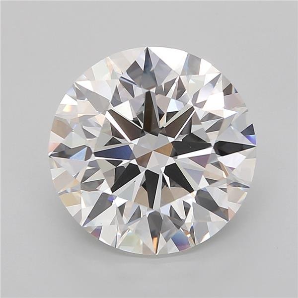 7.03ct F VVS2 Rare Carat Ideal Cut Round Lab Grown Diamond