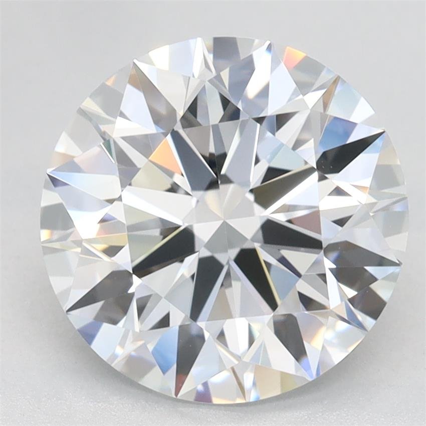 3.03ct D VVS1 Rare Carat Ideal Cut Round Lab Grown Diamond