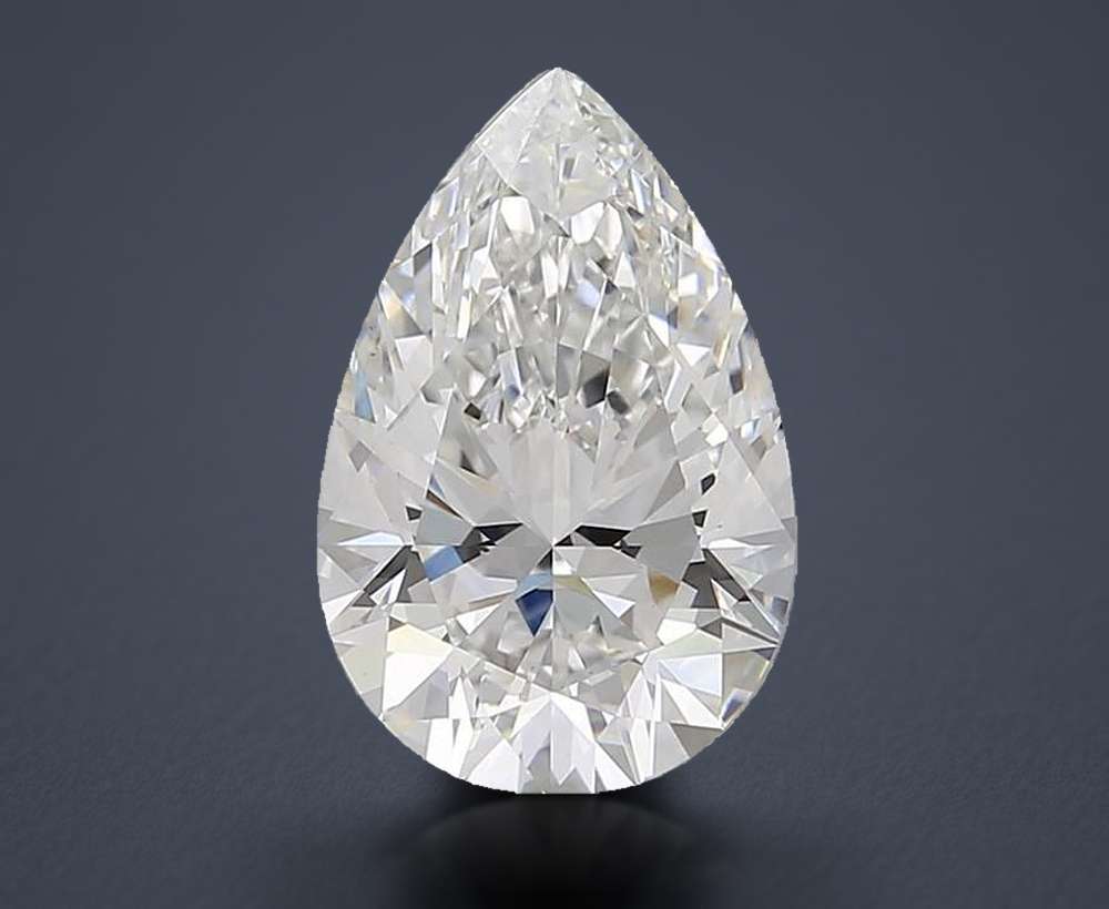 3.54 Carat Pear Lab Diamond
