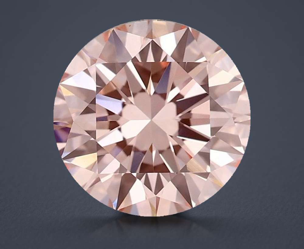 1.50 Ct. Fancy Intense Pink Round Lab Diamond