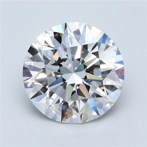 4.01ct E SI1 Rare Carat Ideal Cut Round Diamond