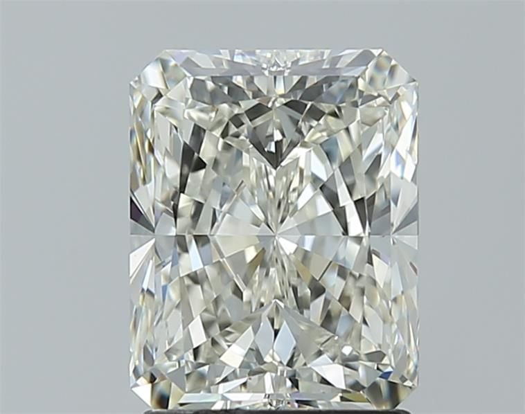 2.01ct K SI1 Rare Carat Ideal Cut Radiant Diamond