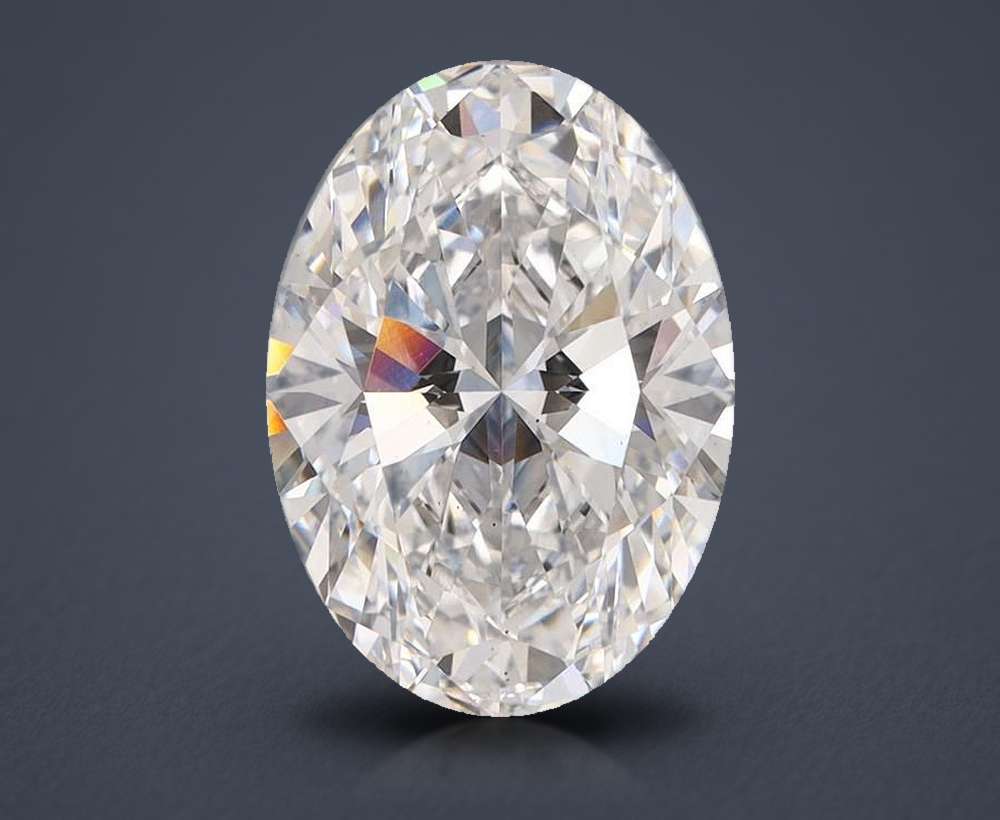 4.85 Carat Oval Lab Diamond