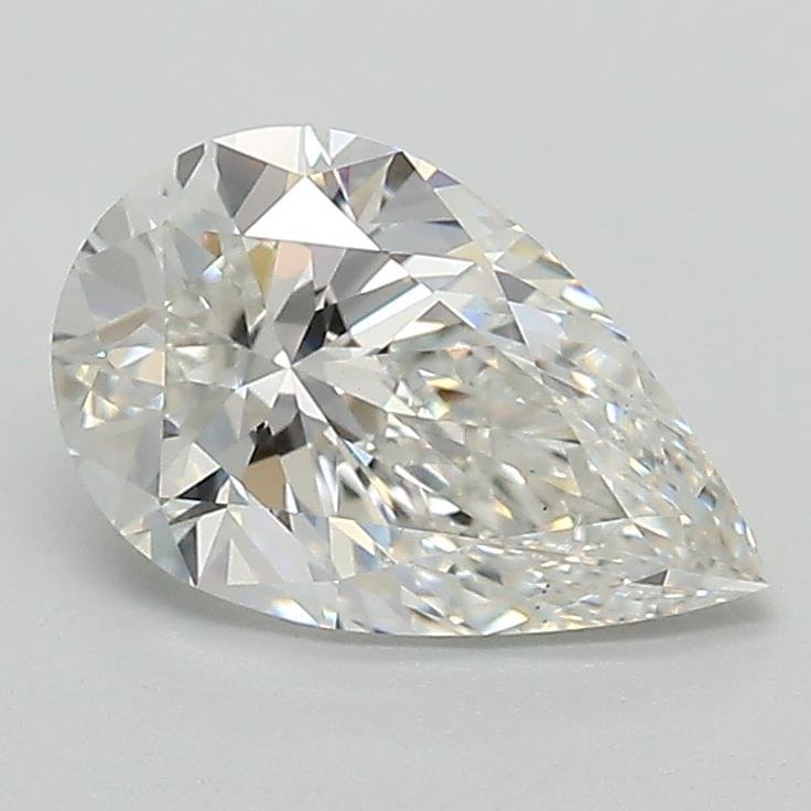 1.40ct F VS2 Rare Carat Ideal Cut Pear Lab Grown Diamond