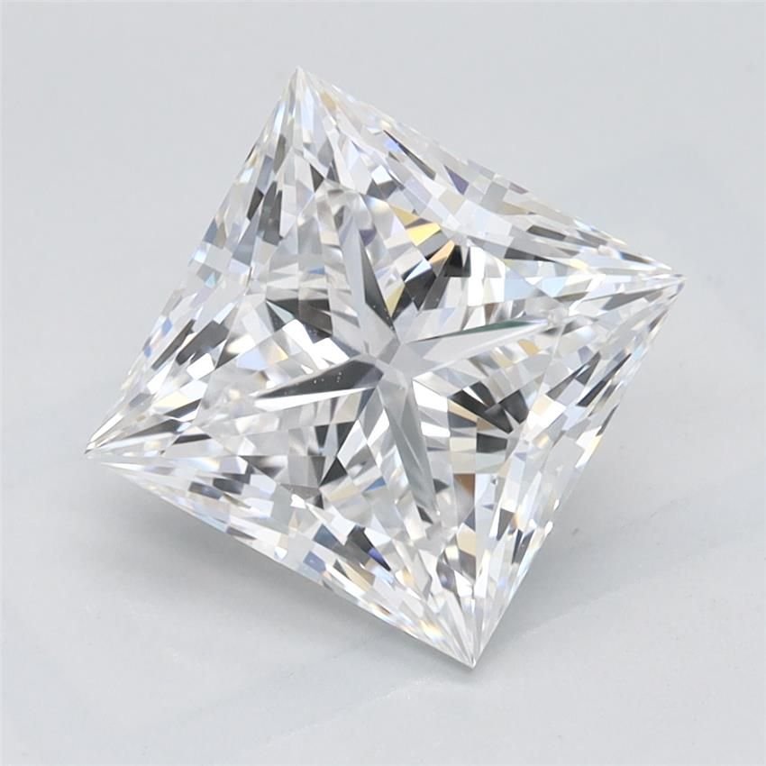 2.08ct D VVS1 Rare Carat Ideal Cut Princess Lab Grown Diamond