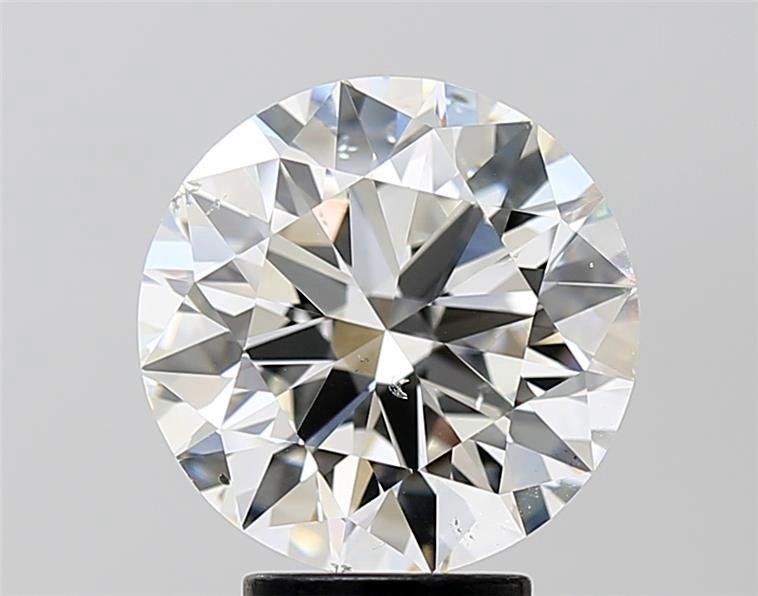 4.34ct I SI2 Rare Carat Ideal Cut Round Diamond