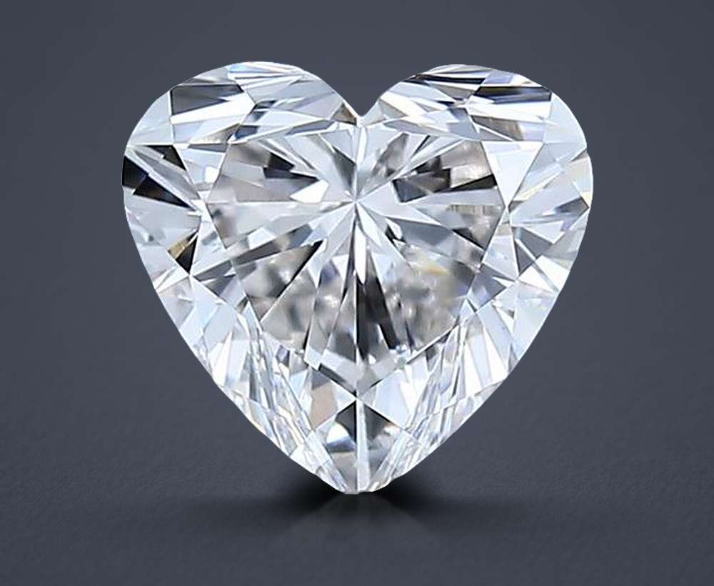 1.55 Carat Heart Lab Diamond