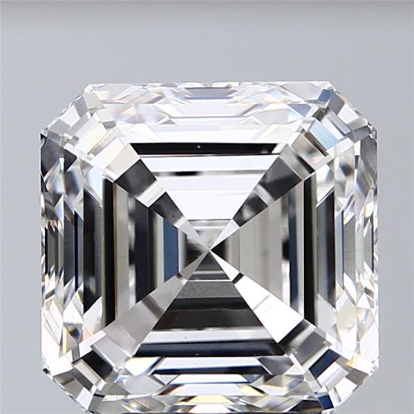 7.01ct G VS1 Rare Carat Ideal Cut Asscher Lab Grown Diamond