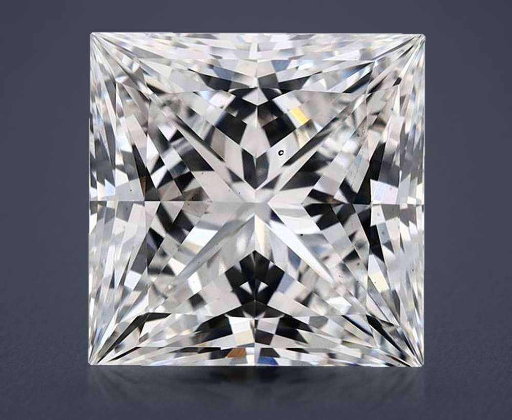 7.02 Carat Princess Lab Diamond