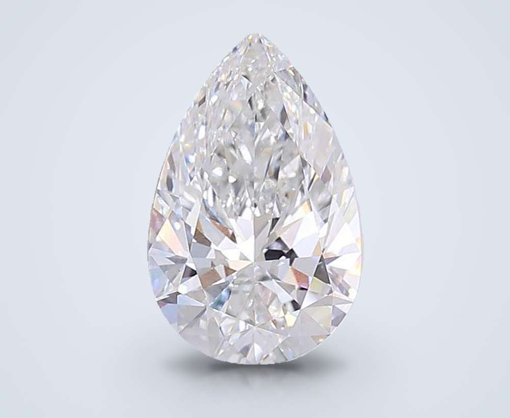 7.80 Carat Pear Lab Diamond