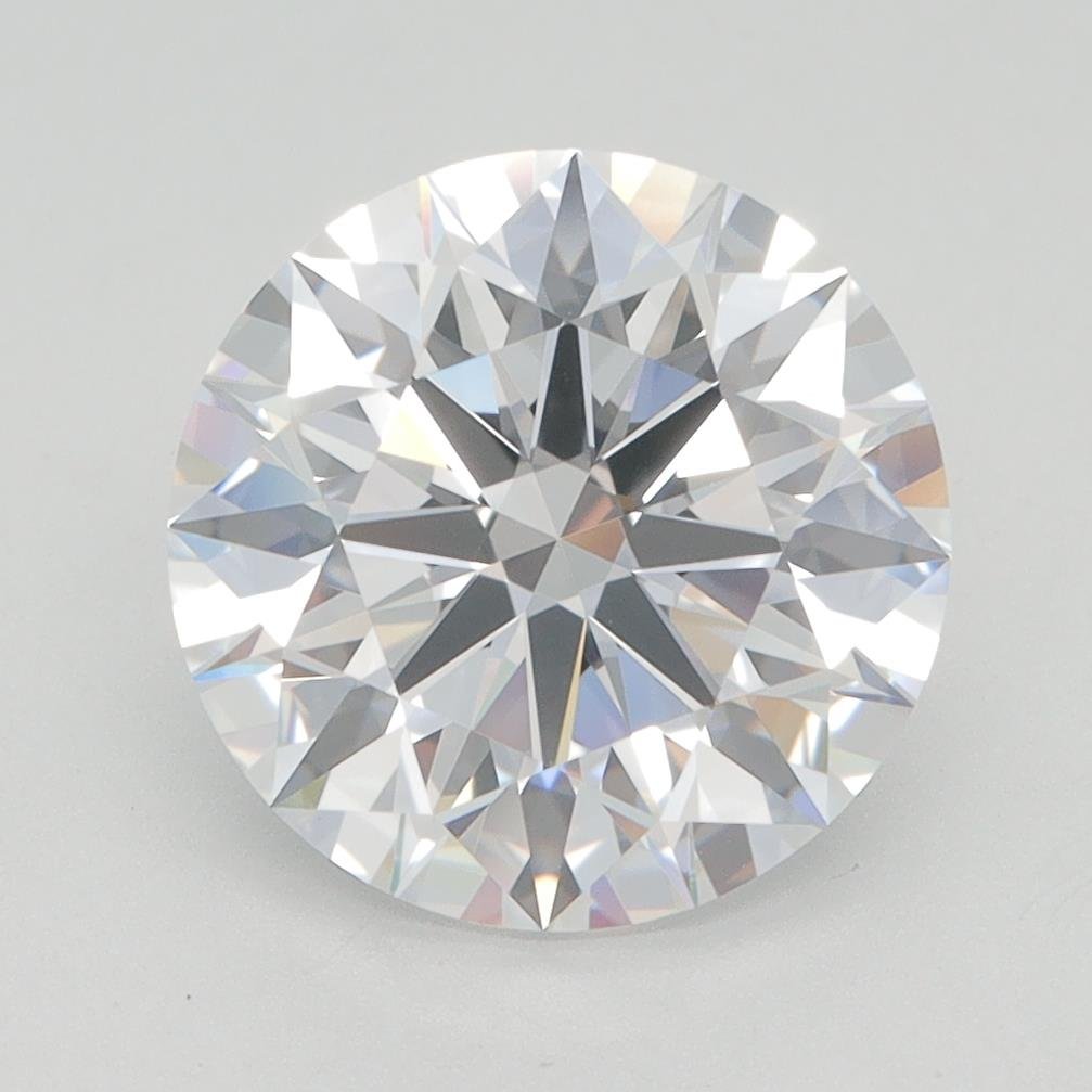 3.29ct D VVS1 Rare Carat Ideal Cut Round Lab Grown Diamond