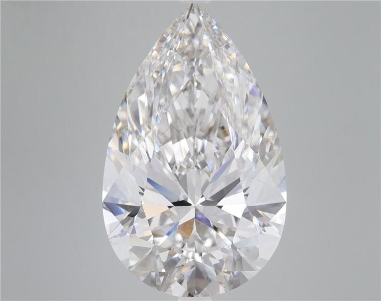 10.88ct F VS2 Rare Carat Ideal Cut Pear Lab Grown Diamond