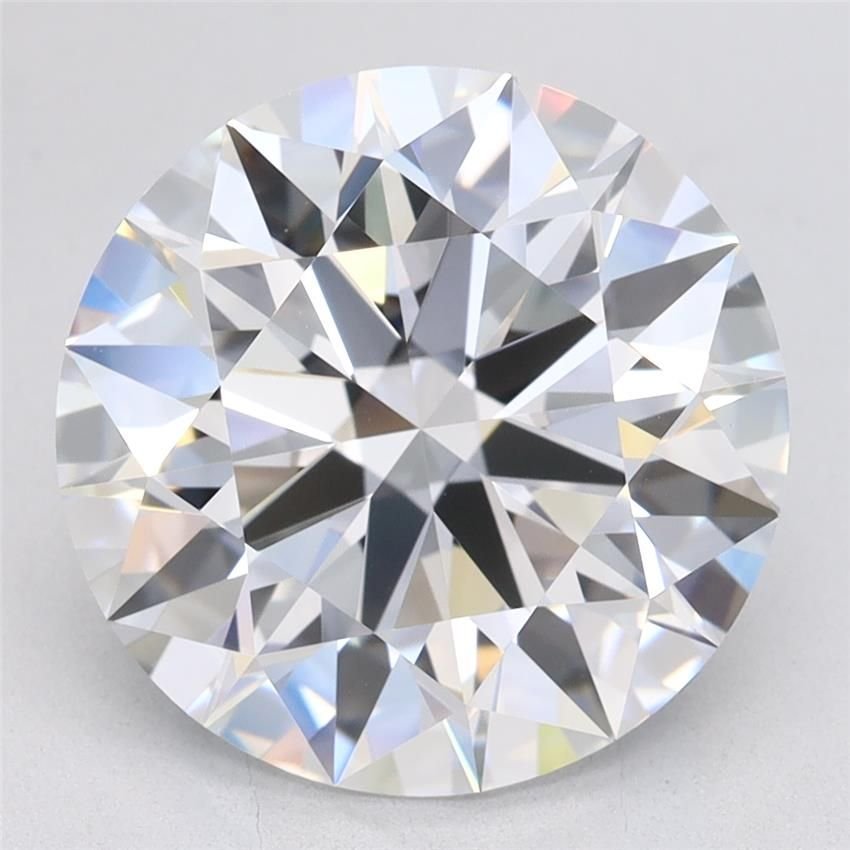 4.58ct D VVS1 Rare Carat Ideal Cut Round Lab Grown Diamond