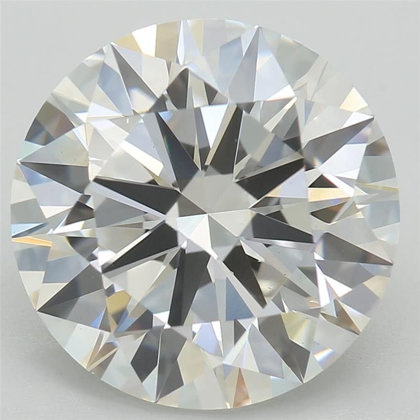 3.85ct F VS1 Rare Carat Ideal Cut Round Lab Grown Diamond