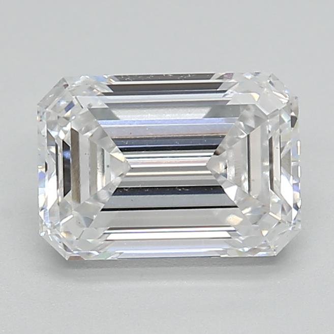 1.54ct D VS2 Rare Carat Ideal Cut Emerald Lab Grown Diamond