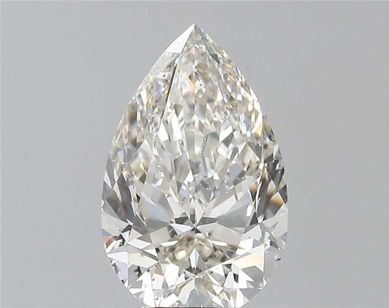 3.51ct J SI2 Rare Carat Ideal Cut Pear Diamond