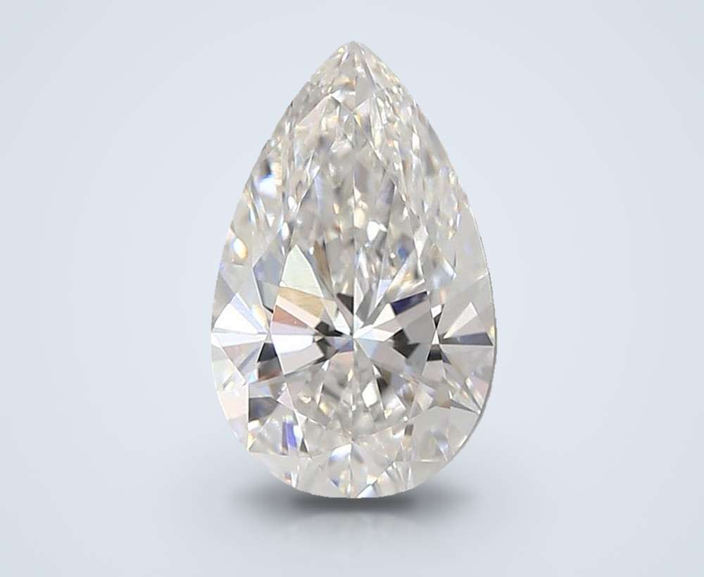 2.00 Carat Pear Lab Diamond