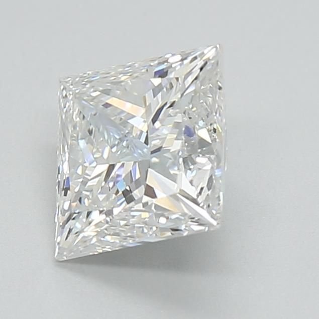1.30ct F VVS2 Rare Carat Ideal Cut Princess Lab Grown Diamond
