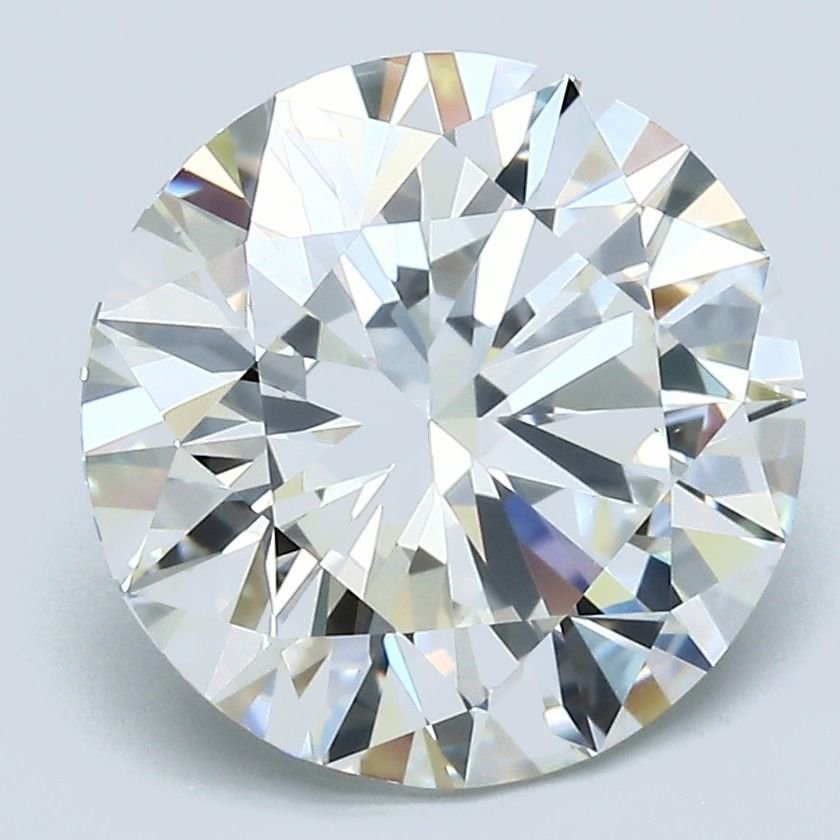 4.04ct I SI1 Rare Carat Ideal Cut Round Diamond
