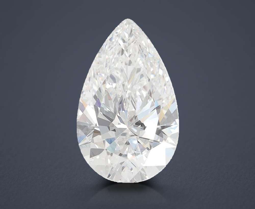 1.00 Carat Pear Lab Diamond
