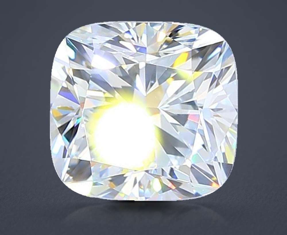 5.41 Carat Cushion Lab Diamond