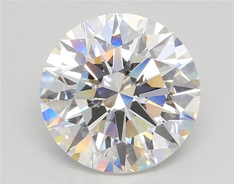 6.58ct F VS1 Rare Carat Ideal Cut Round Lab Grown Diamond