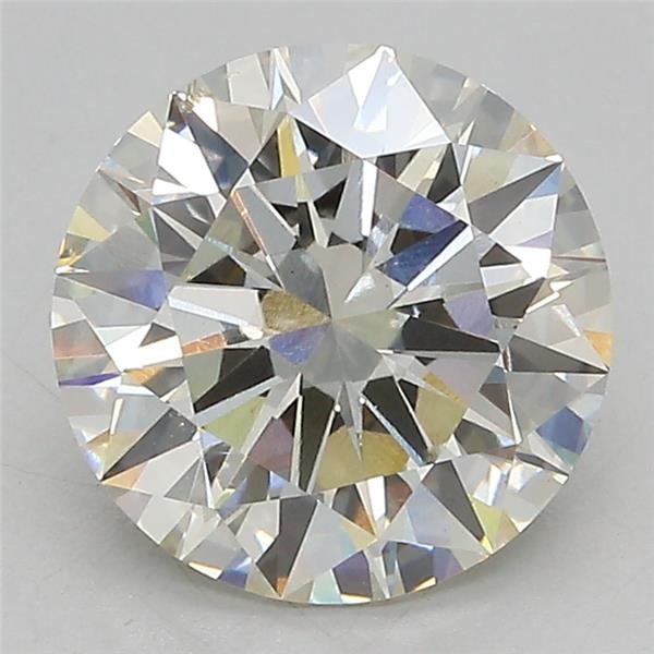 3.01ct J VS2 Excellent Cut Round Lab Grown Diamond