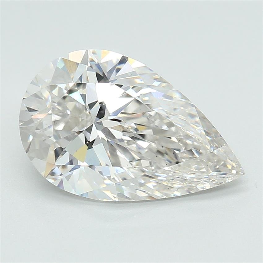 3.08ct G VS1 Rare Carat Ideal Cut Pear Lab Grown Diamond