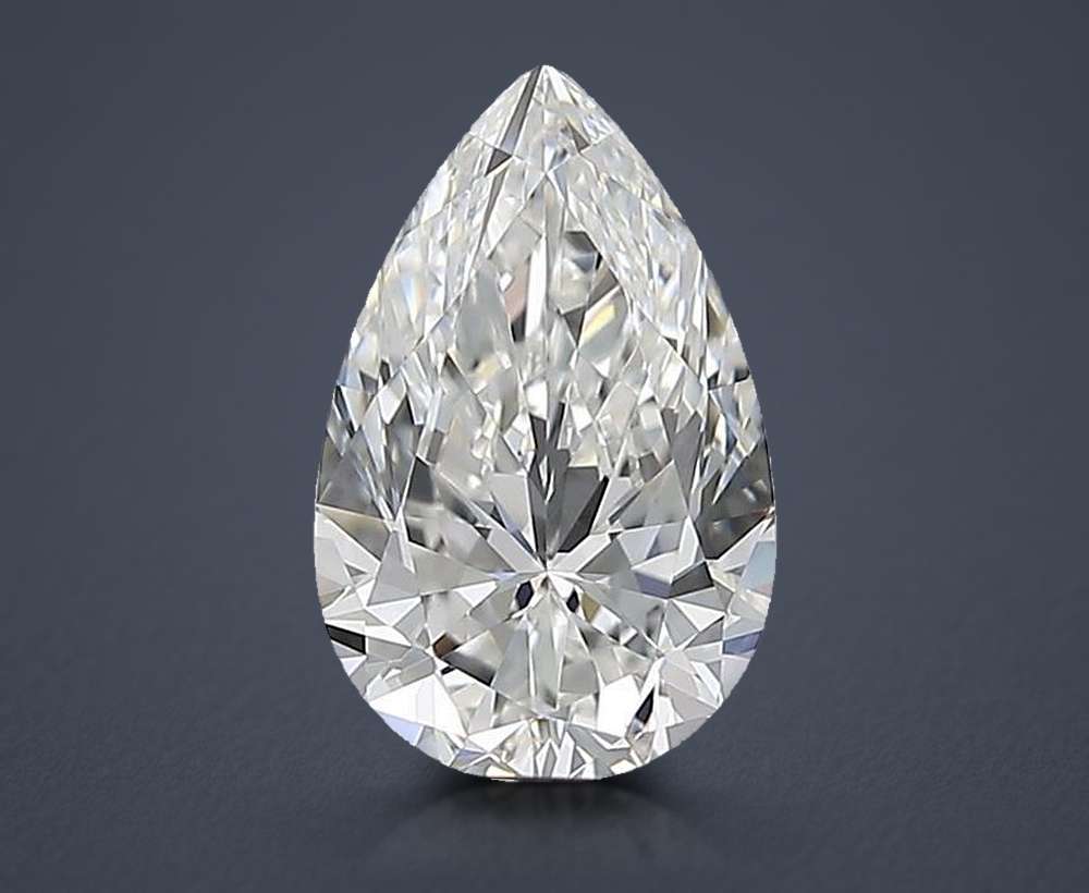 0.80 Carat Pear Natural Diamond