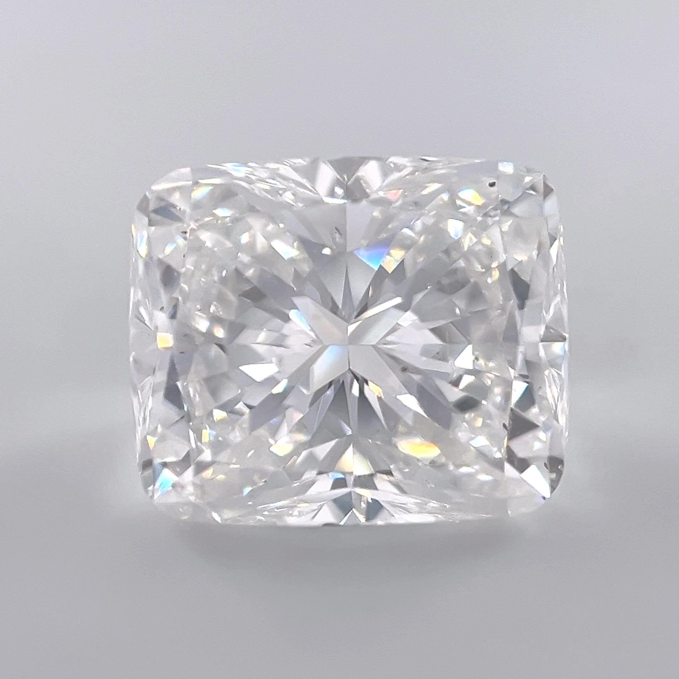 6.07ct G SI2 Very Good Cut Cushion Diamond