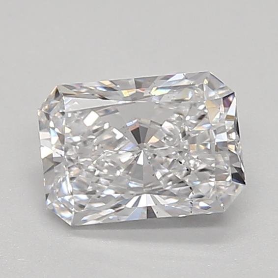 0.61ct D SI1 Rare Carat Ideal Cut Radiant Lab Grown Diamond