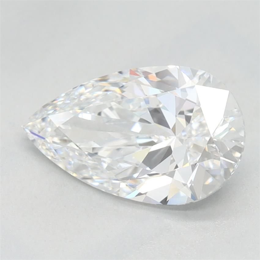 1.16ct D VVS2 Rare Carat Ideal Cut Pear Lab Grown Diamond