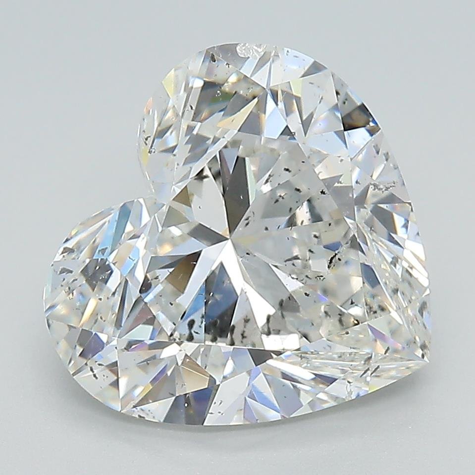 4.50ct G SI2 Rare Carat Ideal Cut Heart Diamond