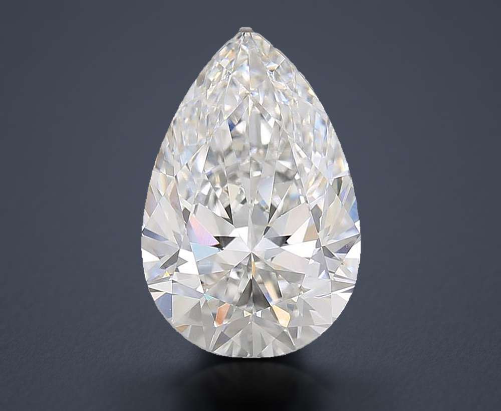 5.07 Carat Pear Lab Diamond
