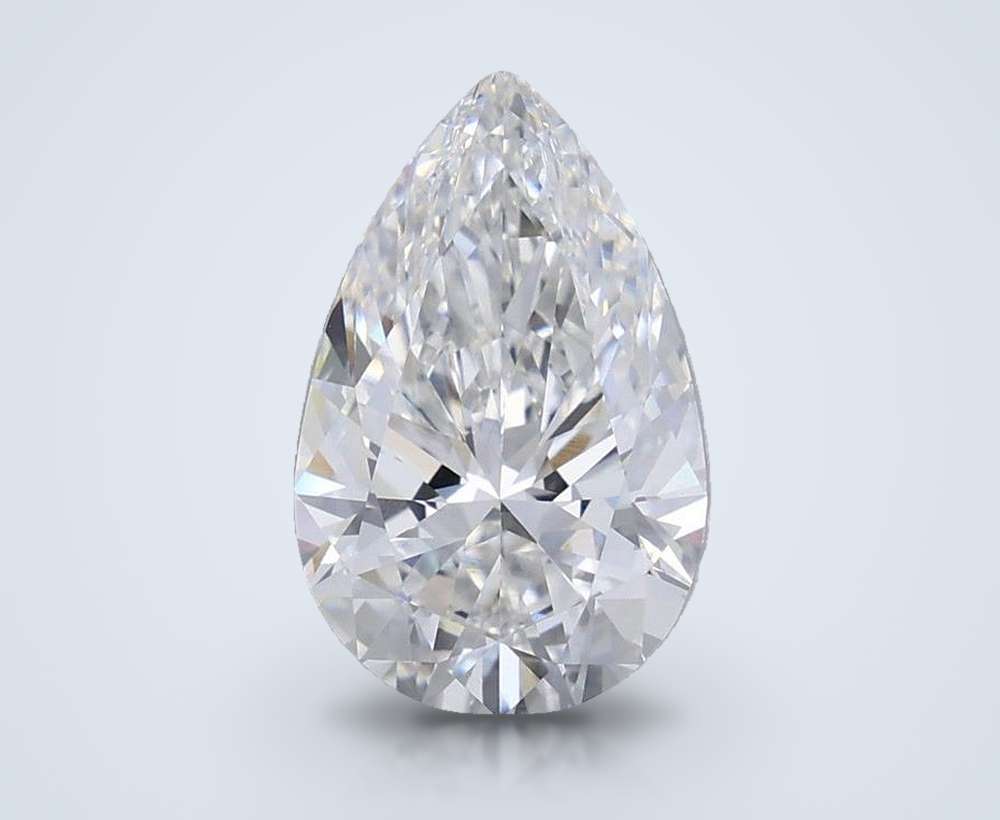 3.89 Carat Pear Lab Diamond