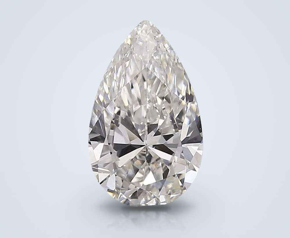 0.58 Carat Pear Lab Diamond